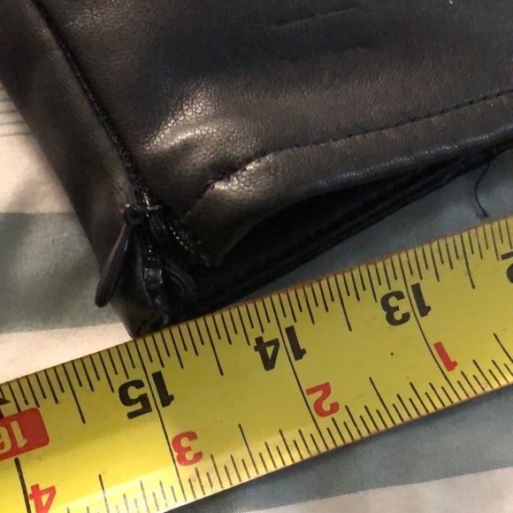 H&M Skirts Black Faux Leather Hm Mini Skirt Poshmark